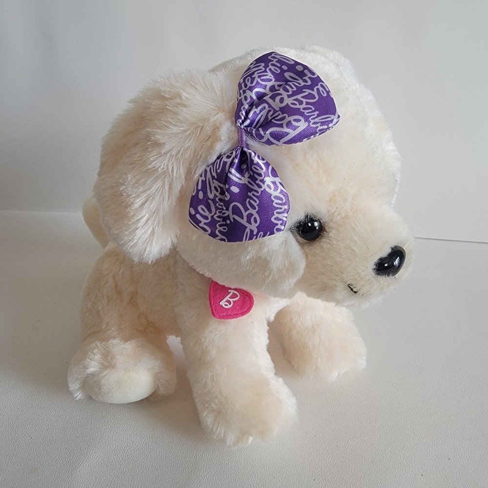 Barbie Mattel Just Play Plush Puppy Kiss & Care‎ Puppy Heart Charm-Works